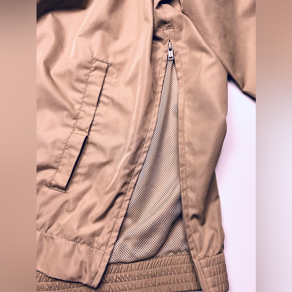 VTG 90s Polo Golf Ralph Lauren Windbreaker Pullover Jacket in Tan - Picture 5 of 13